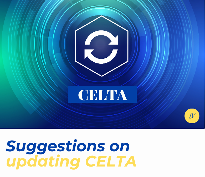 Suggestions on Updating CELTA
